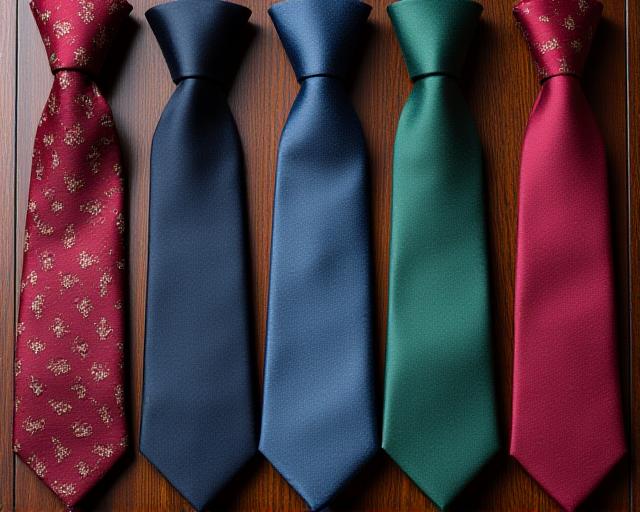 Collezione di cravatte in seta jacquard