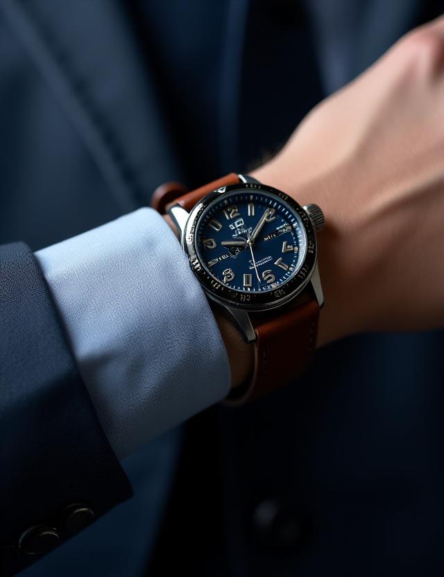 Dettaglio orologio di lusso FiloTempo